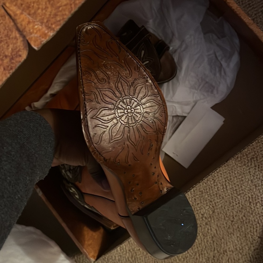 Tony Lama Vanquero Cowgirl Boots - Picture 5 of 5